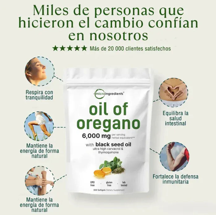 Aceite de Orégano 100% Puro – Salud y Bienestar