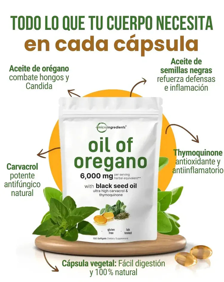 Aceite de Orégano 100% Puro – Salud y Bienestar