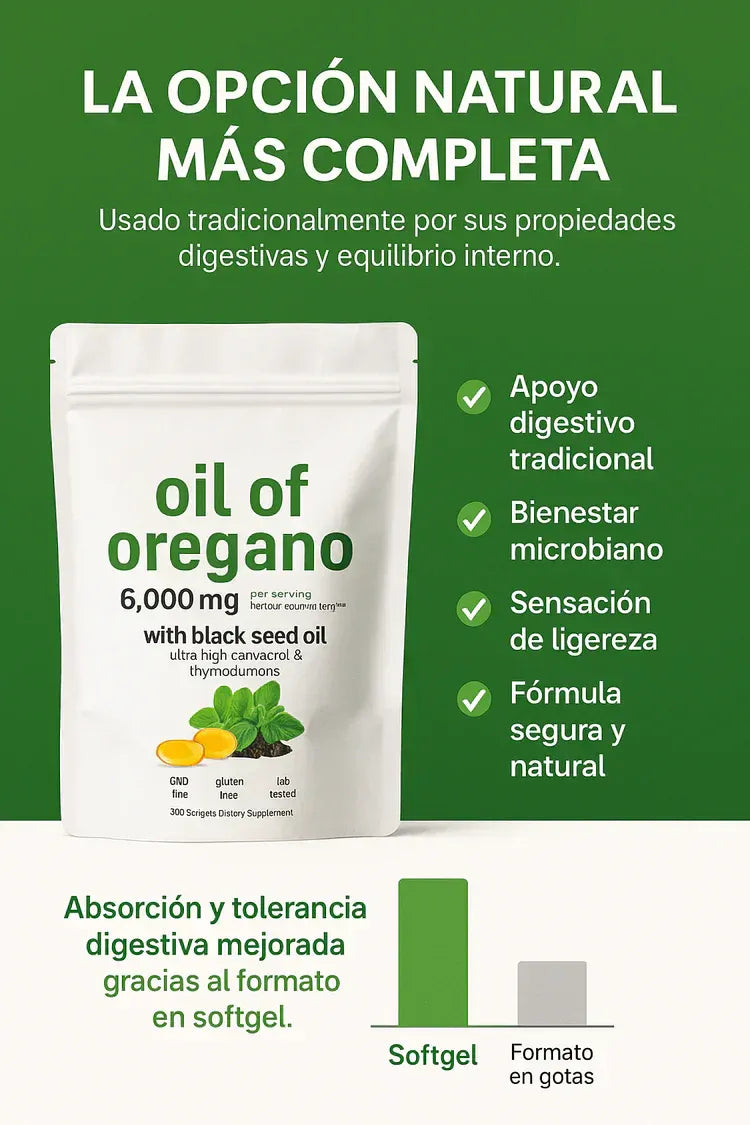 Aceite de Orégano 100% Puro – Salud y Bienestar